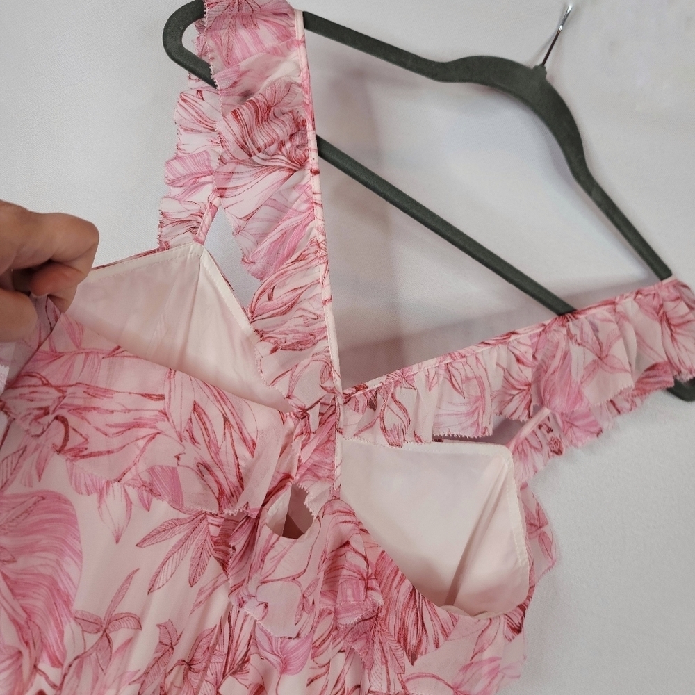 Gal Meets Glam Cheryl Ruffled Maxi Dress NWT - Picture 6 of 10